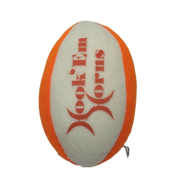 University of Texas Longhorns Felt Football Vintage Hook 'Em Horns - Picture 5 of 9